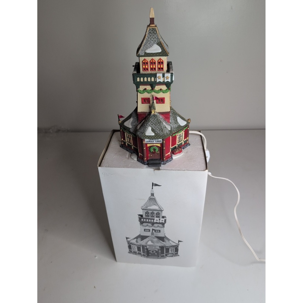 Department 56 Heritage Village "Santa's Lookout Tower" 5629-4 W Original Box